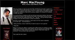 Desktop Screenshot of marcmacyoung.com